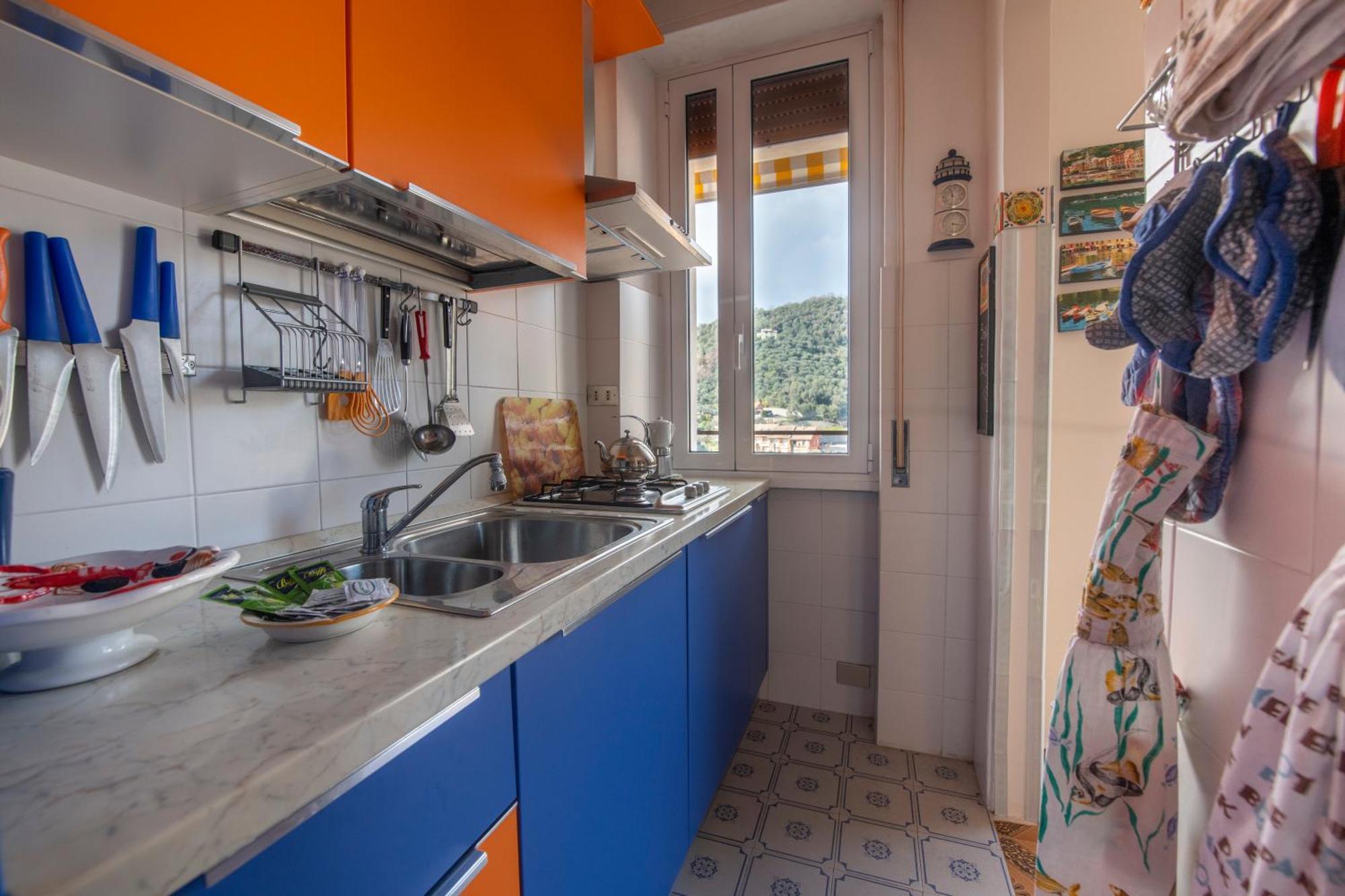 239 - Casa Del Sole Vista Mare - 5minuti A Piedi Dal Mare - Parcheggio Privato Apartment Moneglia