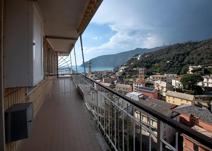 239 - Casa Del Sole Vista Mare Moneglia - 5Minuti A Piedi Dal Mare - Parcheggio Privato