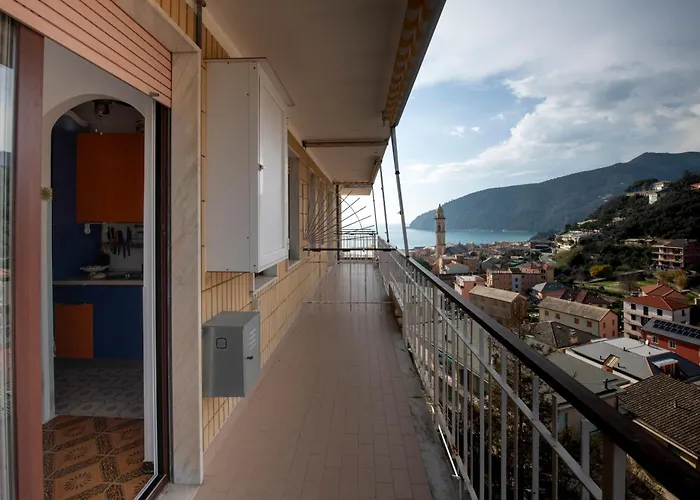239 - Casa Del Sole Vista Mare Moneglia - 5Minuti A Piedi Dal Mare - Parcheggio Privato